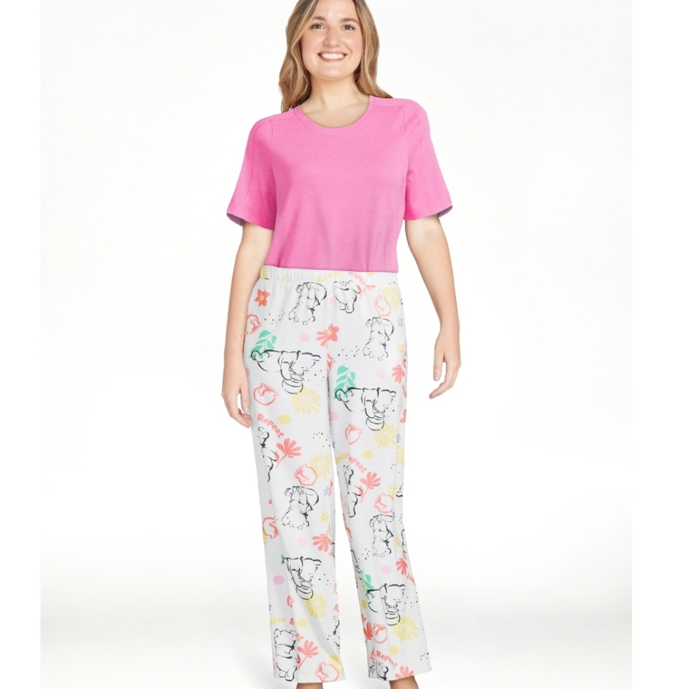 Disney 3X Pooh Lounge Pajama Pants With Pockets - Picture 3 of 6